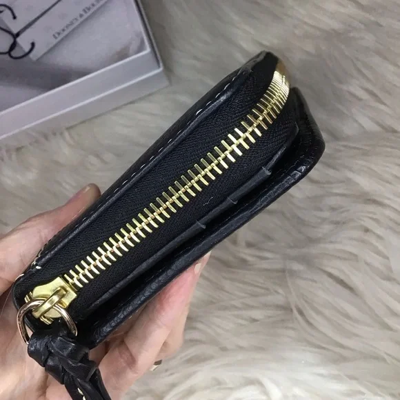 Dooney pebble leather wristlet wallet large organizer - Picture 5 of 9